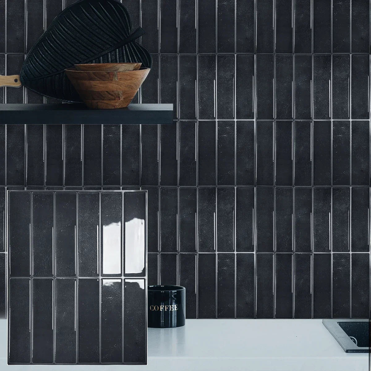 Wall Tiles Peel & Stick Waterproof Self-Adhesive
