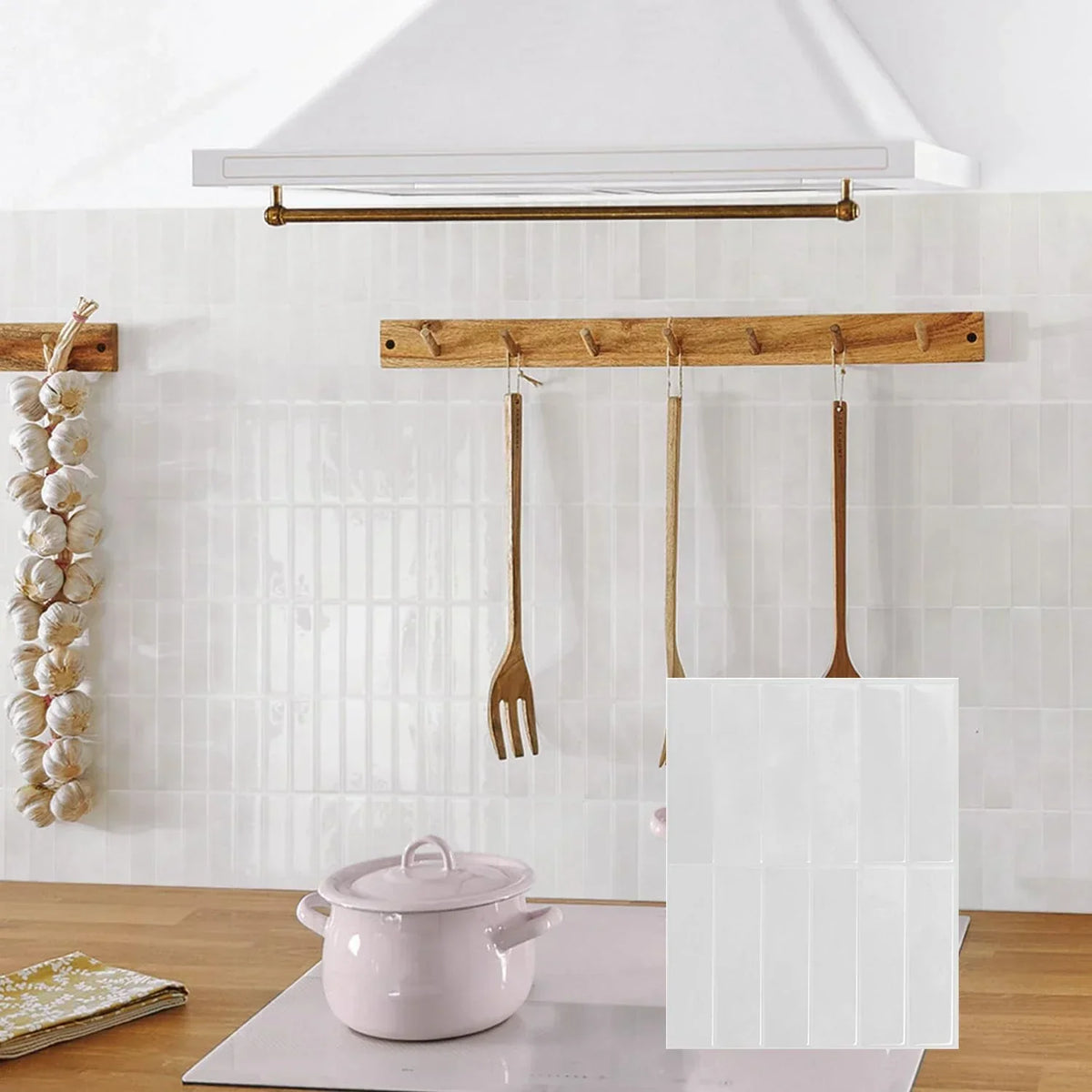 Wall Tiles Peel & Stick Waterproof Self-Adhesive