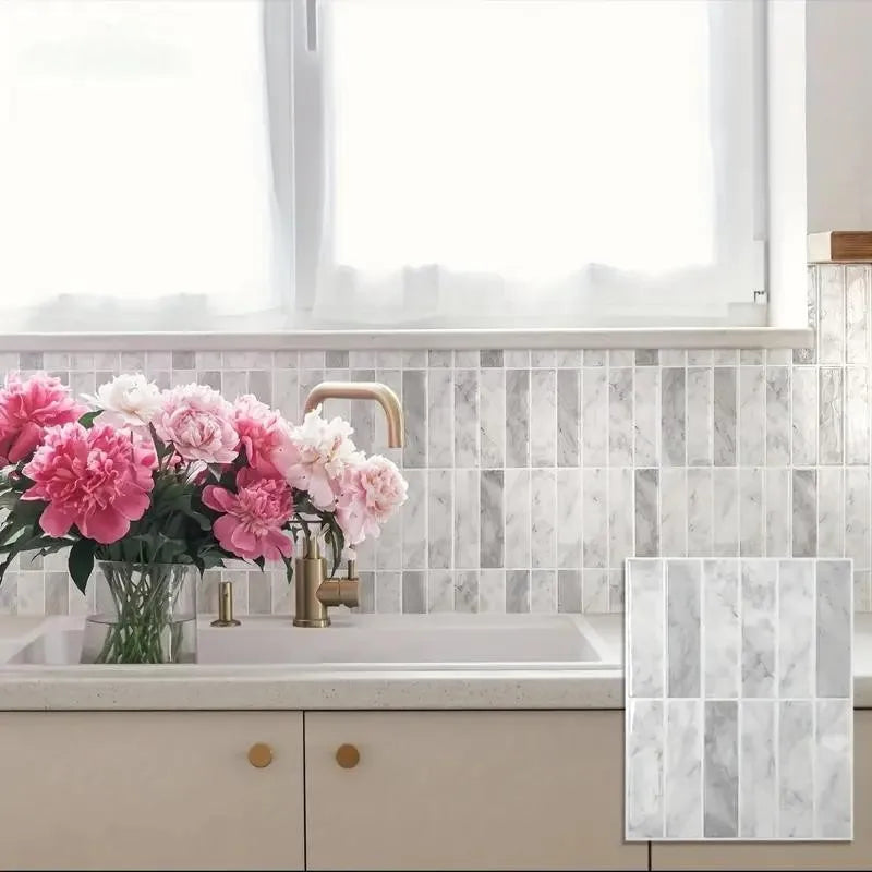 Wall Tiles Peel & Stick Waterproof Self-Adhesive