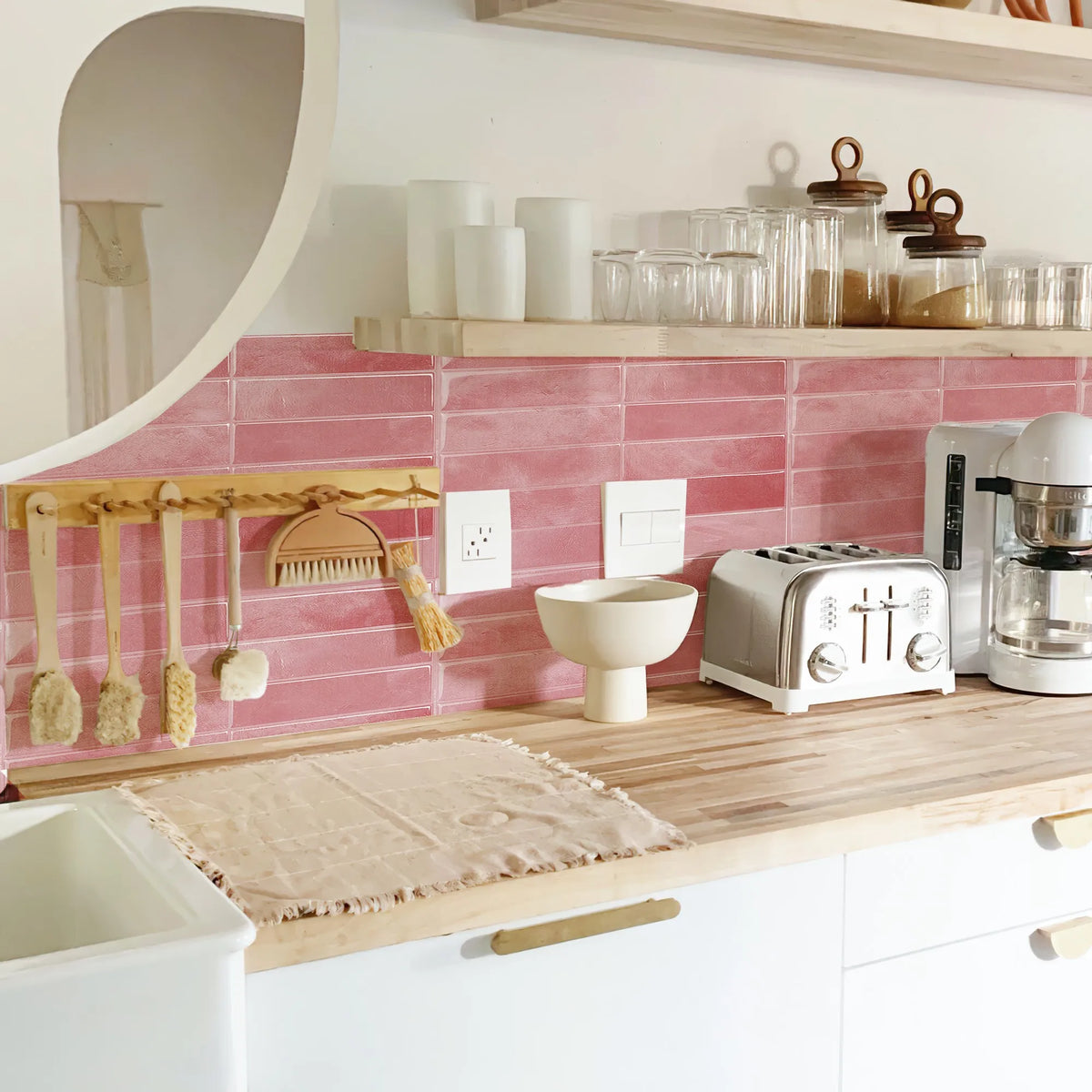 Wall Tiles Peel & Stick Waterproof Self-Adhesive