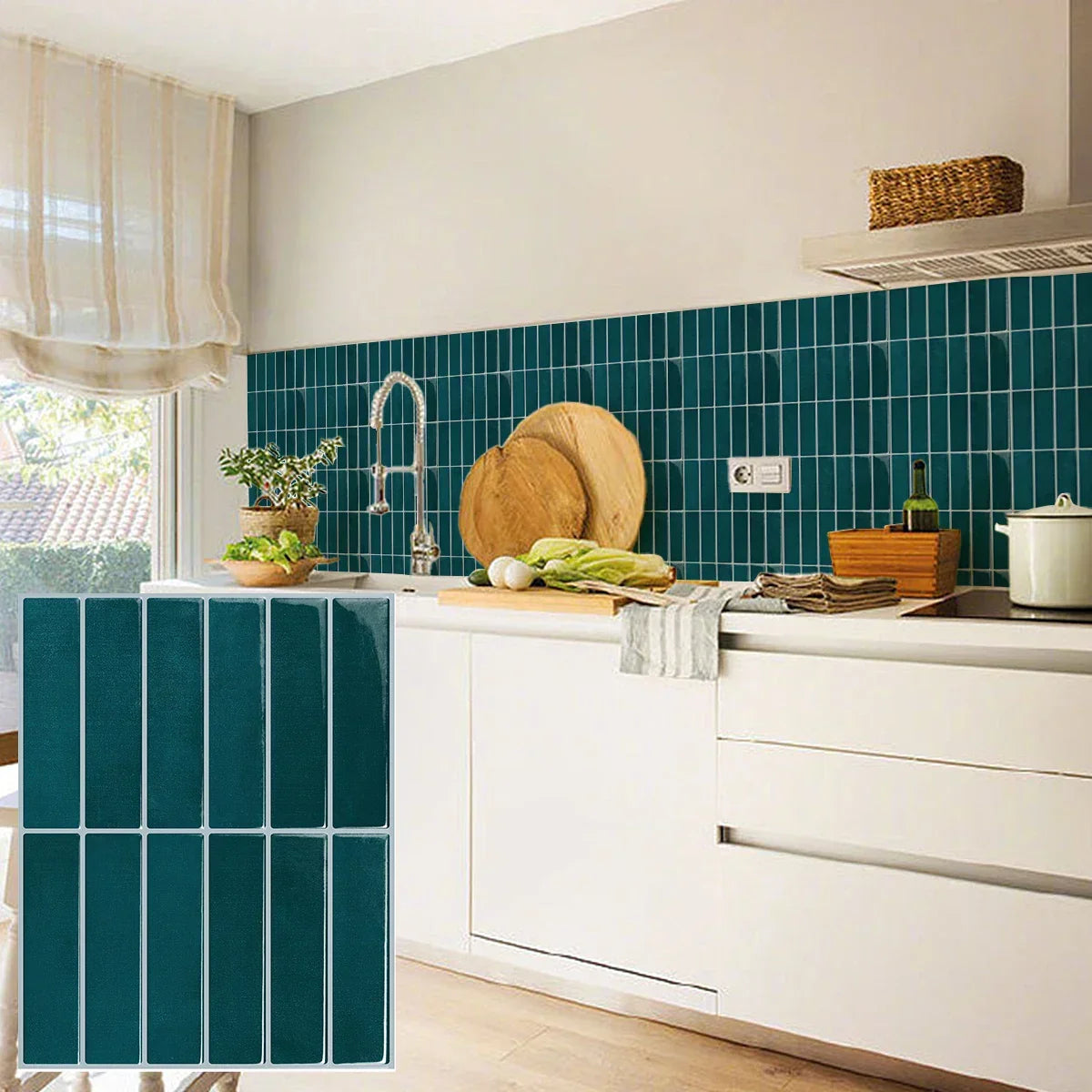 Wall Tiles Peel & Stick Waterproof Self-Adhesive