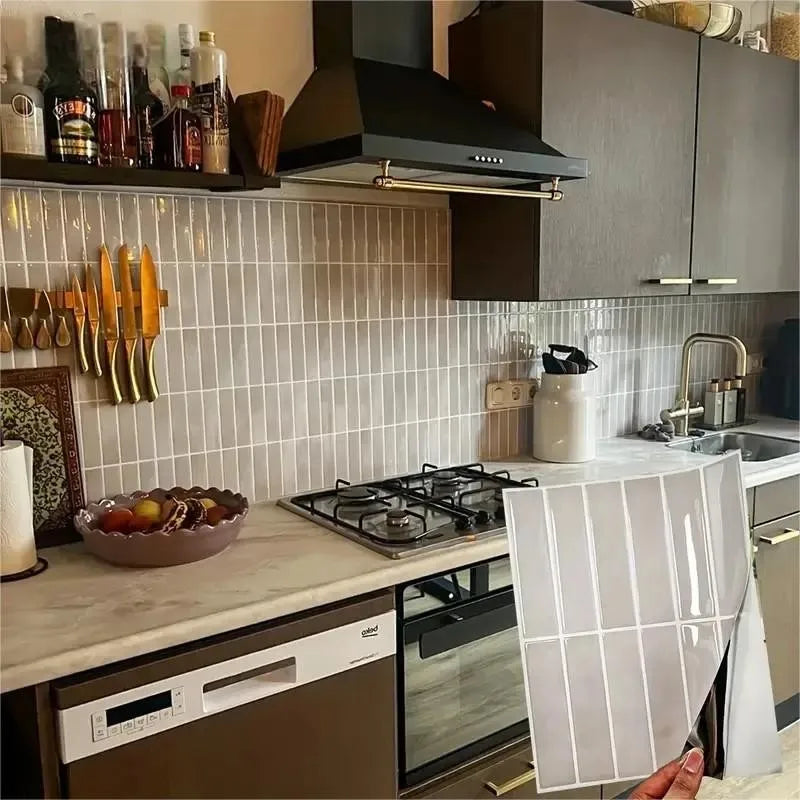 Wall Tiles Peel & Stick Waterproof Self-Adhesive