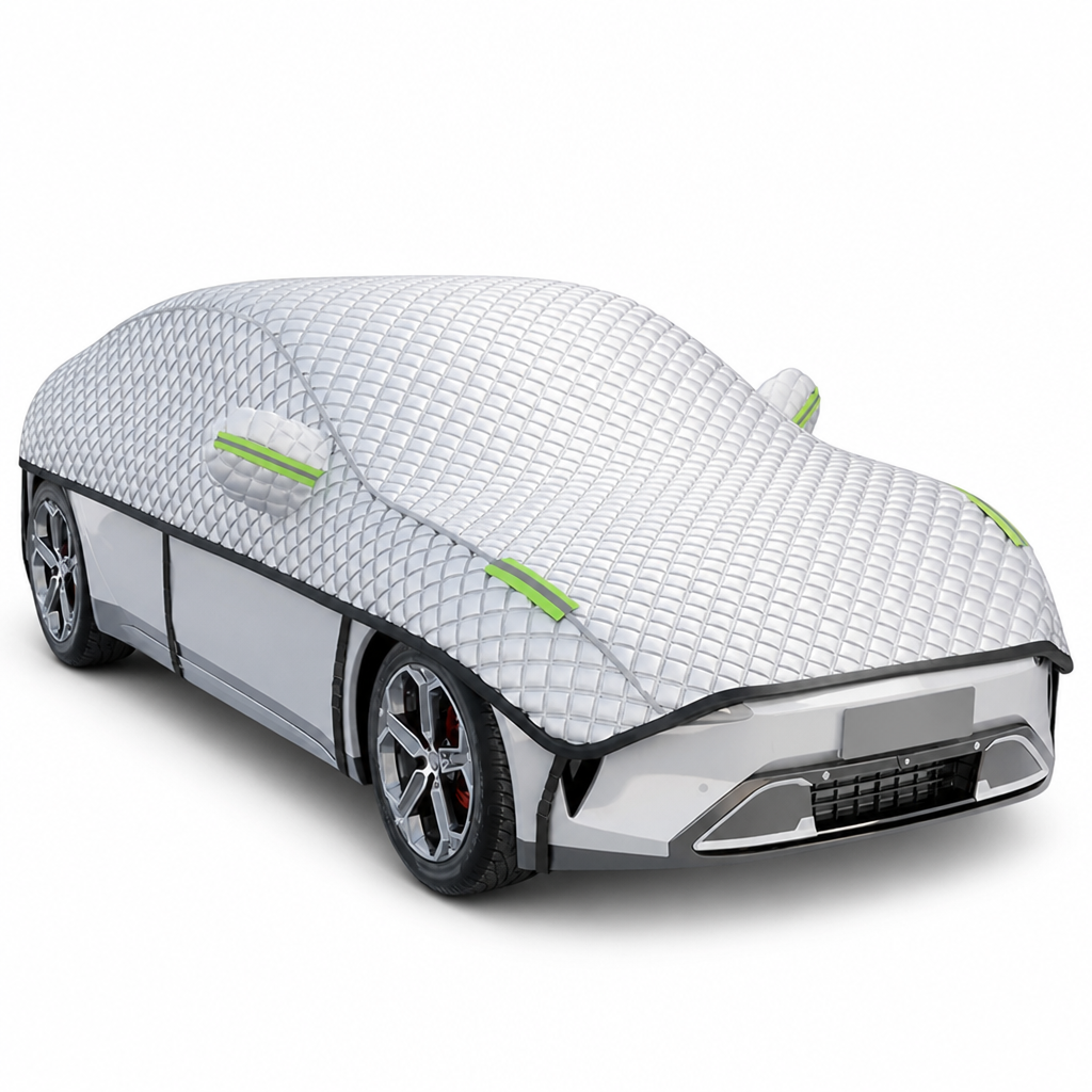Waterproof and UV-Resistant Car Cover with Reflective Coating