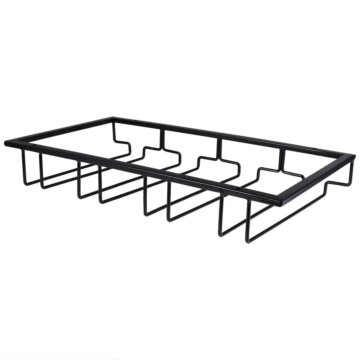 Wine Glass Rack Under-Cabinet Space-Saving Impact-Resistant