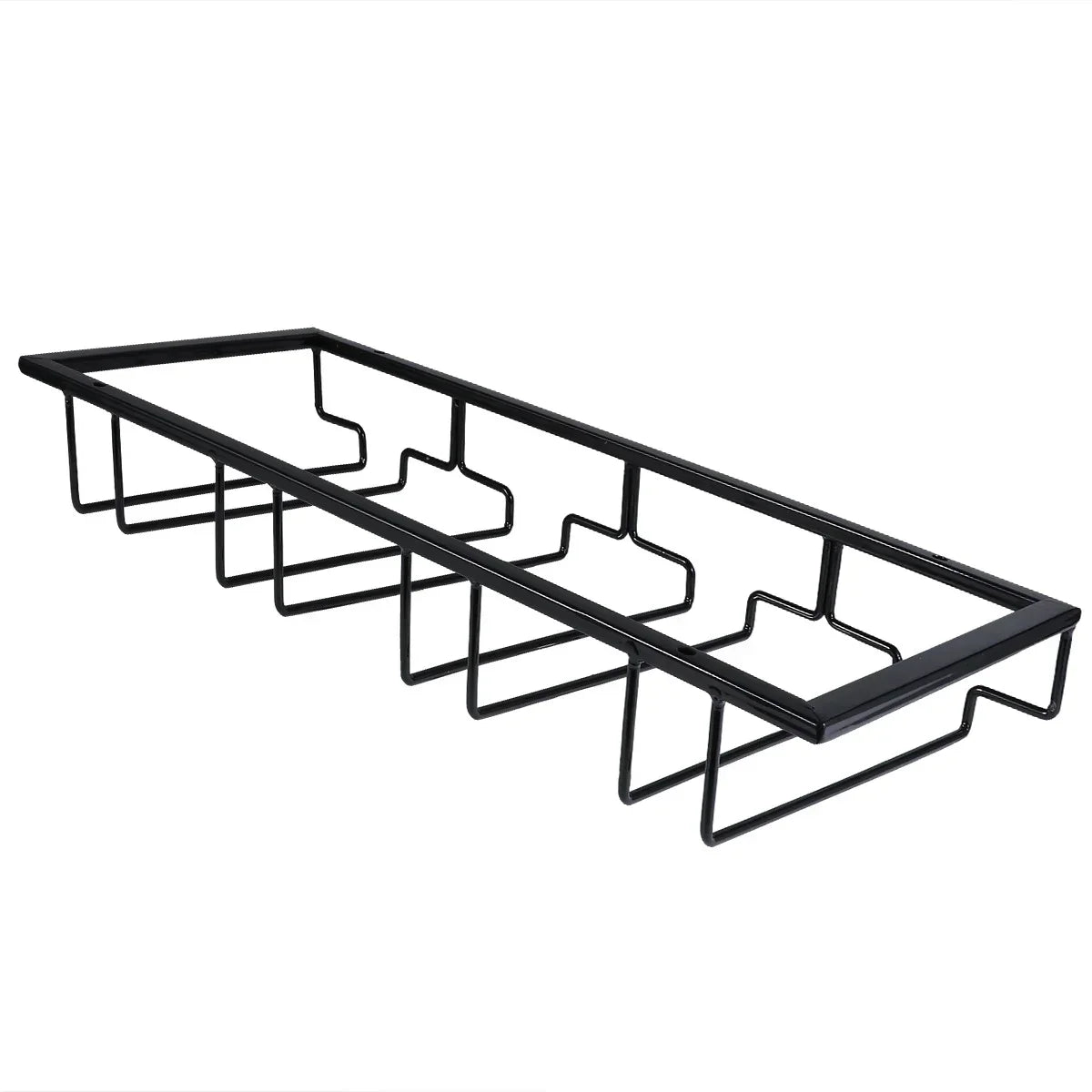 Wine Glass Rack Under-Cabinet Space-Saving Impact-Resistant