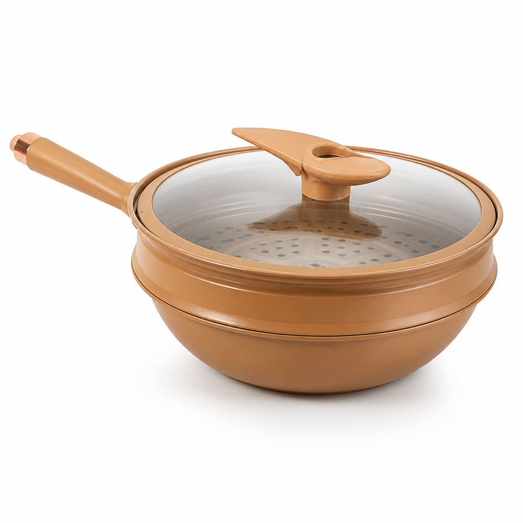Wok Micropressure Nonstick Gas & Induction